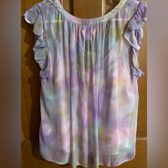 NWT Sz. Small Velvet by Graham & Spencer Stephanie Waterlily Top - Picture 2 of 7